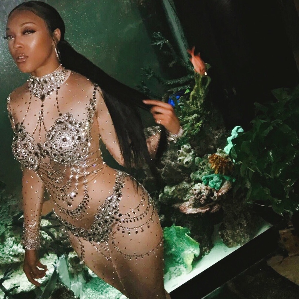 Angel Brinks catsuit